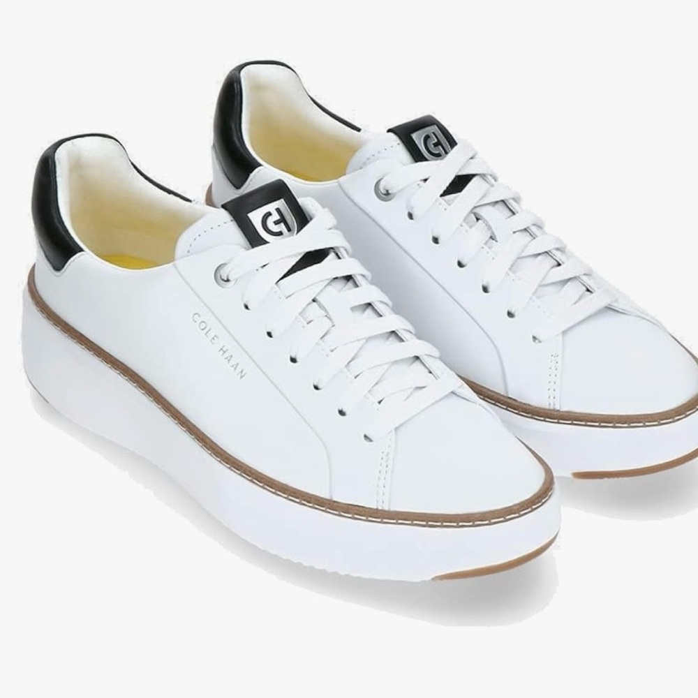 White leather Cole Haan sneakers